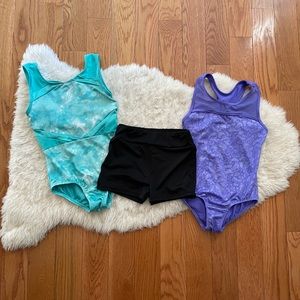 Girls Gymnastics Leotards- like new